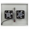 04-2600 ∙ Модуль вентиляторный потолочный с 2-мя вентиляторами, без термостата, для шкафов Rexant серии Standart с глубиной 6