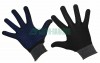 Noname 09-0262 ∙ Перчатки нейлоновые с частичным покрытием ладони и пальцев «Точка» ПВХ черные ∙ кратно 10 пар