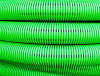 Двустенная труба ПНД гибкая дренажная д.125мм, SN6, перфорация 360град., в бухте 40м, цвет зеленый DKC 140912