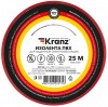 Kranz KR-09-2104 ∙ Изолента ПВХ KRANZ 0.13х15 мм, 25 м, красная ∙ кратно 5 шт