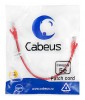 Cabeus PC-UTP-RJ45-Cat.5e-0.3m-RD