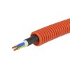 ПНД d20мм оранж. с кабелем 3х2.5 ВВГнгLS РЭК "ГОСТ+" оранж. (уп.100м) DKC 7S920100