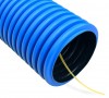 PR15.0034 ∙ Труба гофрированная двустенная ПНД гибкая тип 450 (SN12) с/з синяя d110 мм (50м/уп) Промрукав