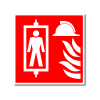 ЗнакПром Знак К41 Лифт для пожарных (Пленка 100х100 мм)